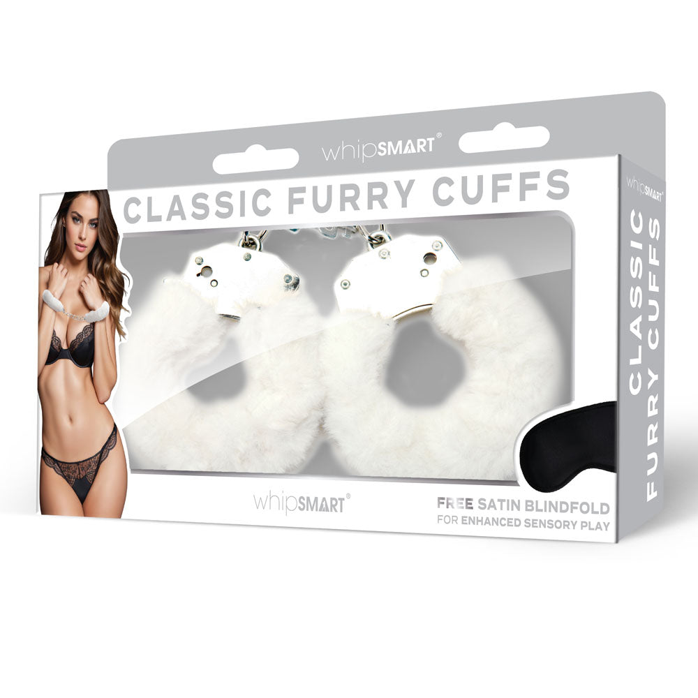 WhipSmart Classic Furry Cuffs – Luxurious Faux Fur Comfort
