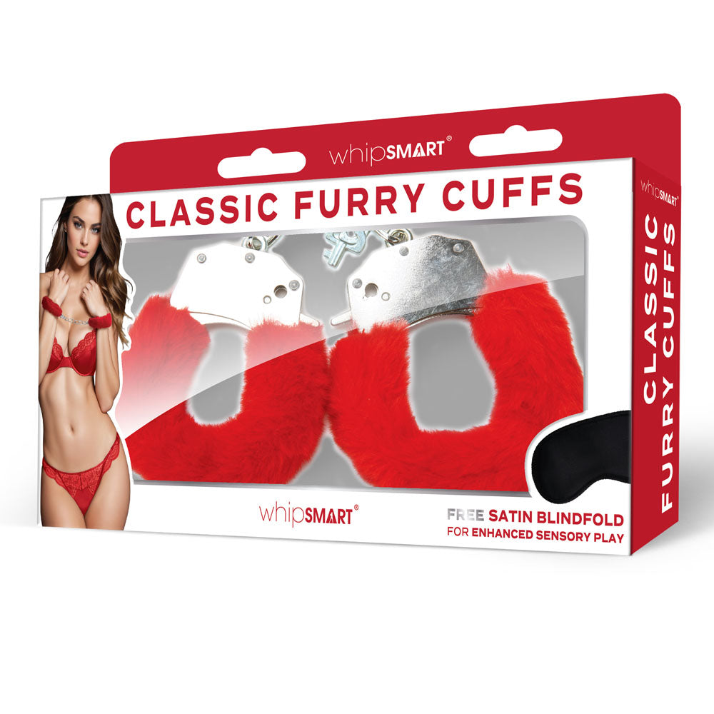 WhipSmart Classic Furry Cuffs – Luxurious Faux Fur Comfort