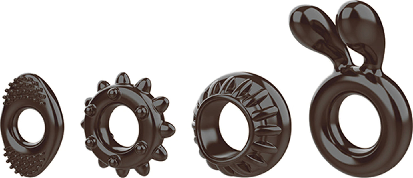 Zero Tolerance Ring My Bell Cock Rings Set of Four