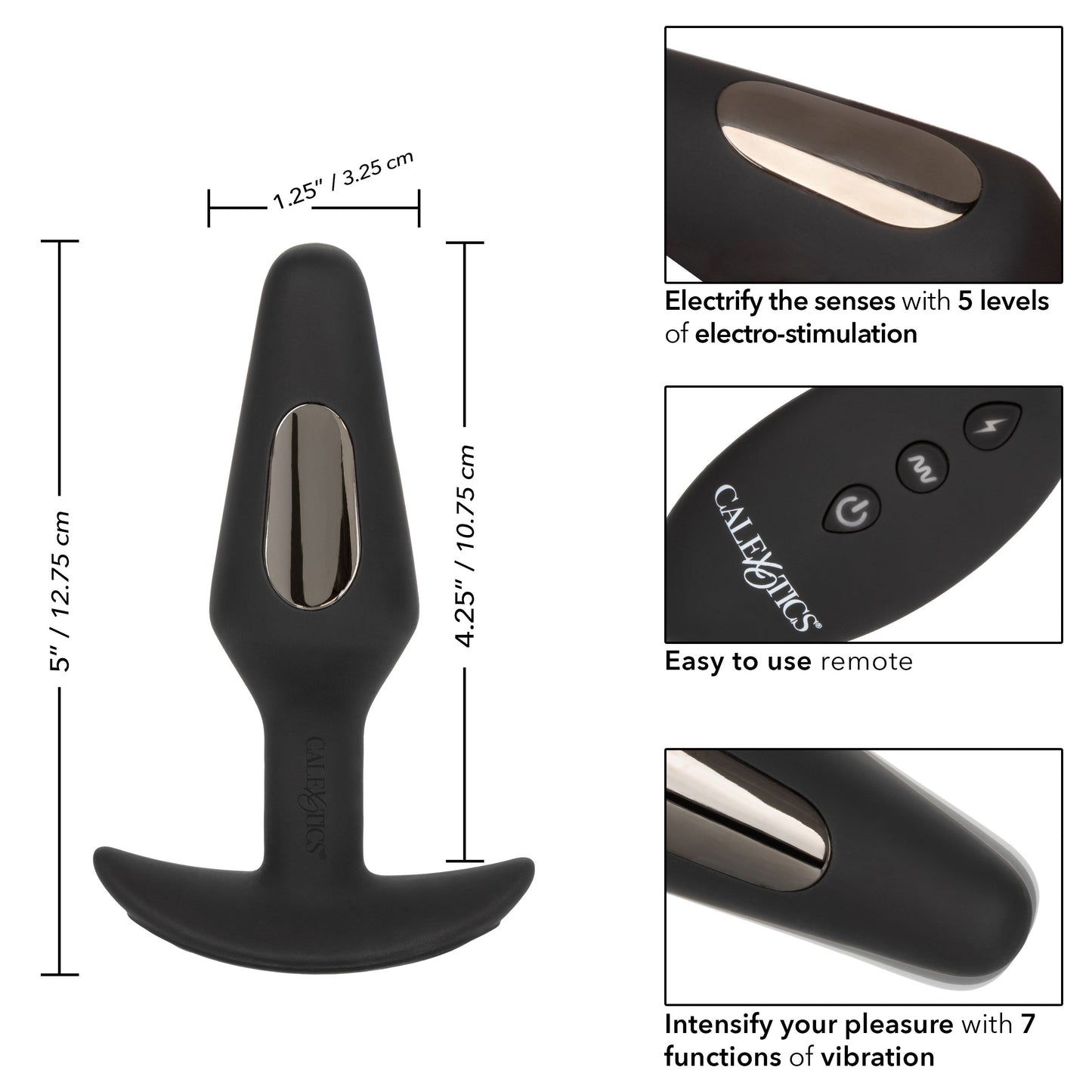 Volt Electro-Fury Remote Control Electro-Stimulation Probe Massager