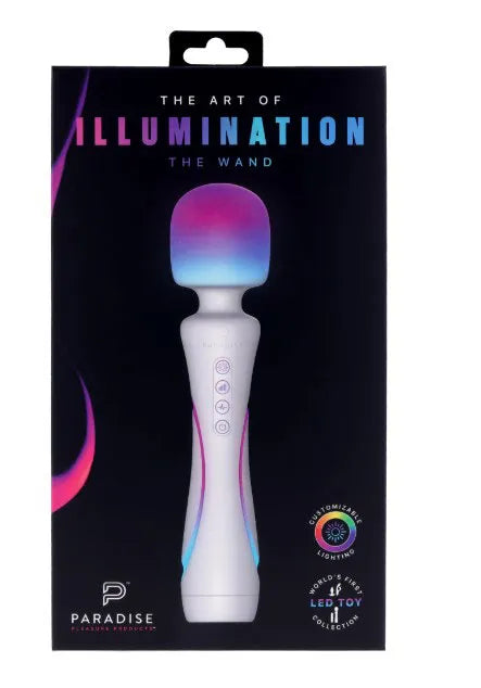 Paradise Illumination The Wand – RGB Illuminated Wand Vibrator