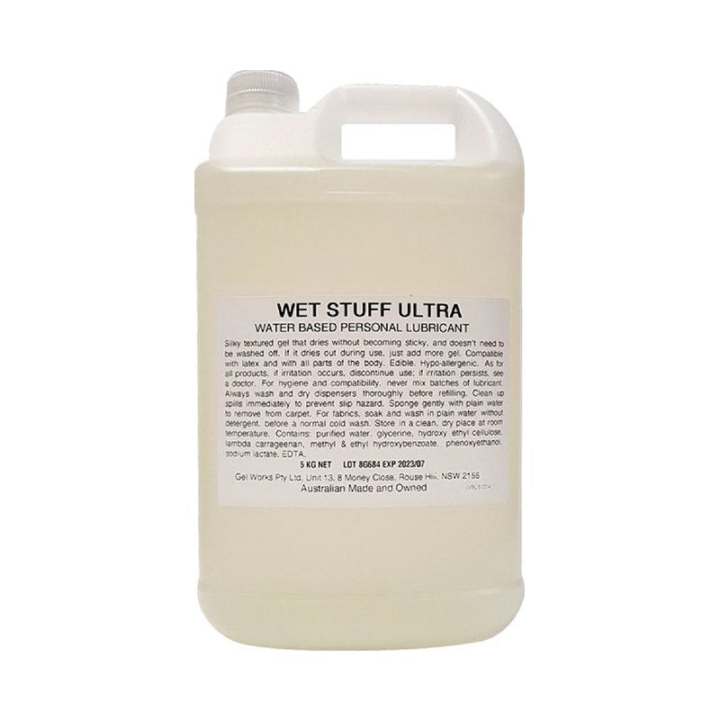Wet Stuff Ultra – 5kg Water-Based Lubricant