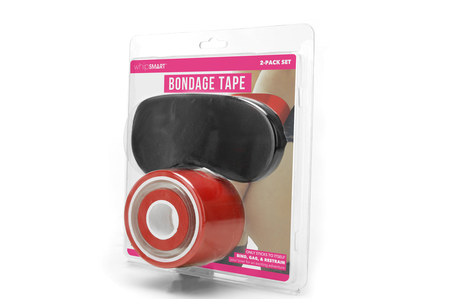 WhipSmart Bondage Tape 30 Metre Red Self Adhesive Restraint Accessory
