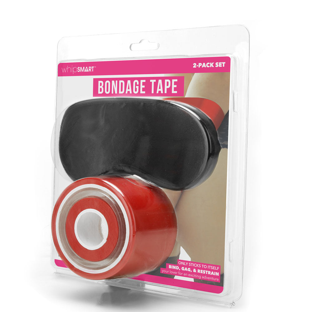 WhipSmart Bondage Tape 30 Metre Red Self Adhesive Restraint Accessory