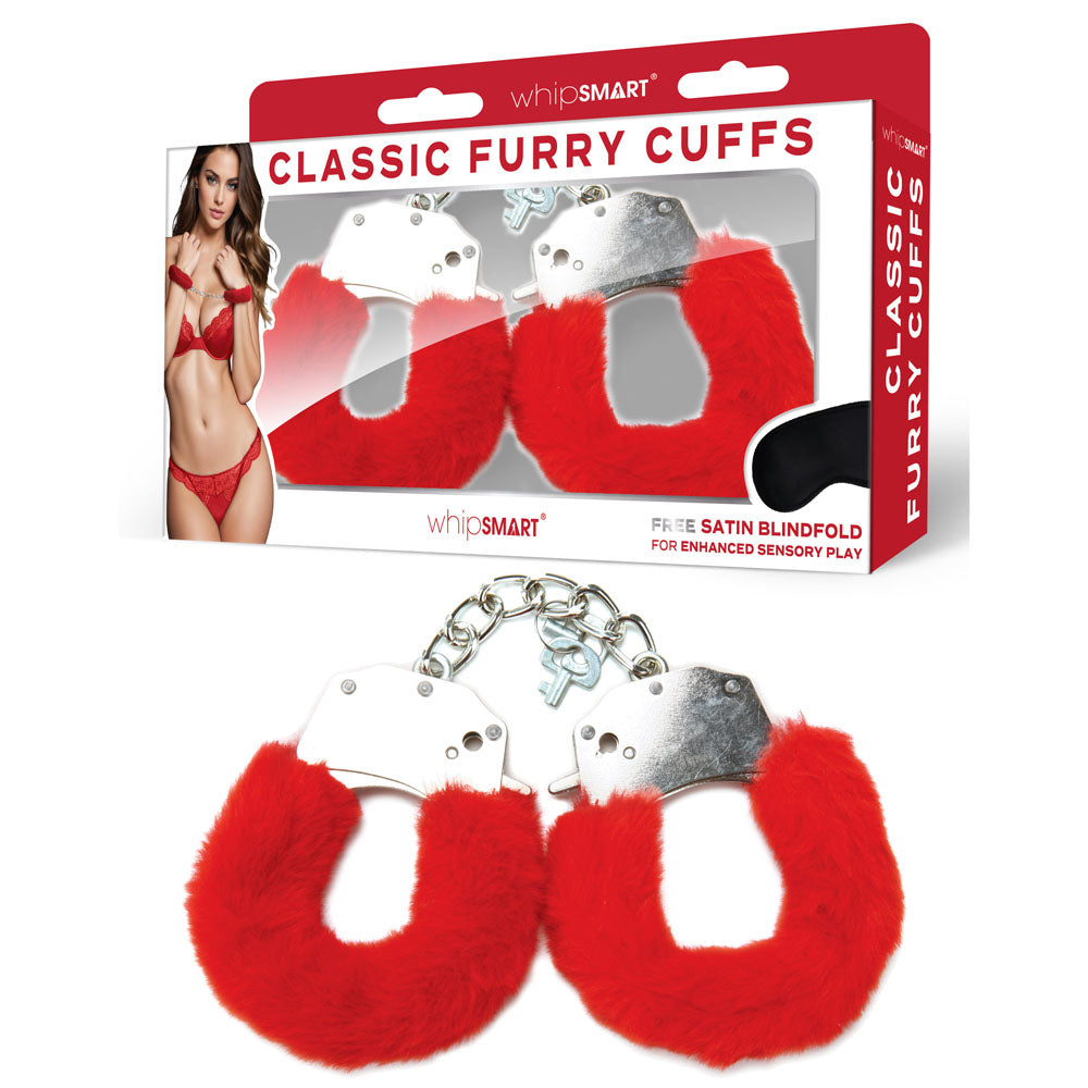 WhipSmart Classic Furry Cuffs – Luxurious Faux Fur Comfort