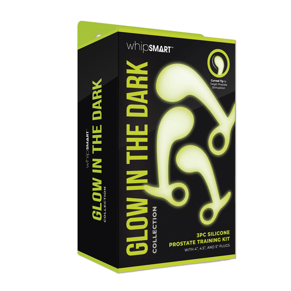 WhipSmart Glow in the Dark Three Piece Prostate Training Kit