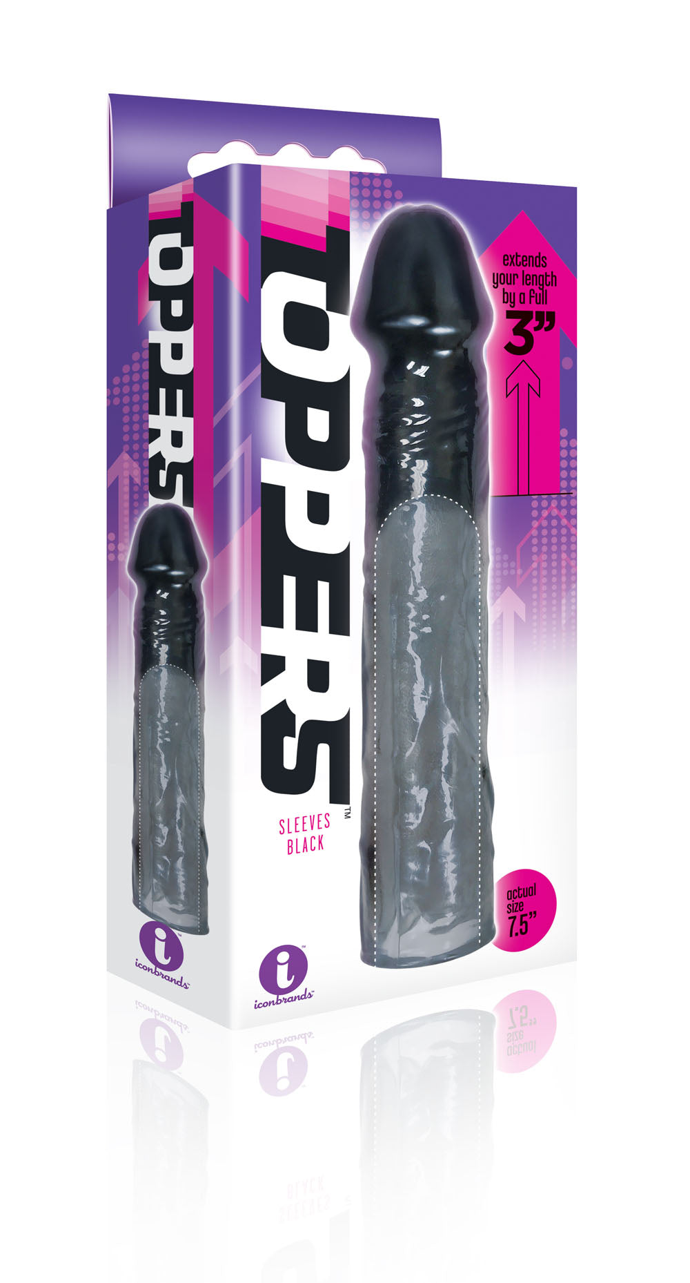 The 9's Toppers – 7.6 cm Penis Extension Sleeve