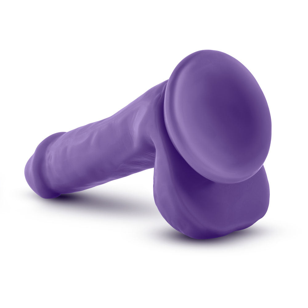 Au Naturel Bold Delight 6 Inch Dildo Purple