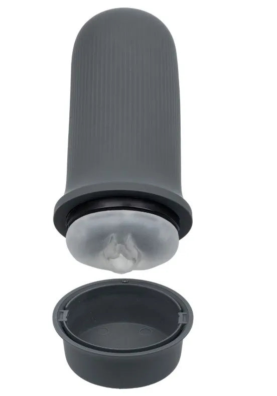 Milk Master Grip-N-Stroke (Grey) – Rechargeable Vibrating Masturbator