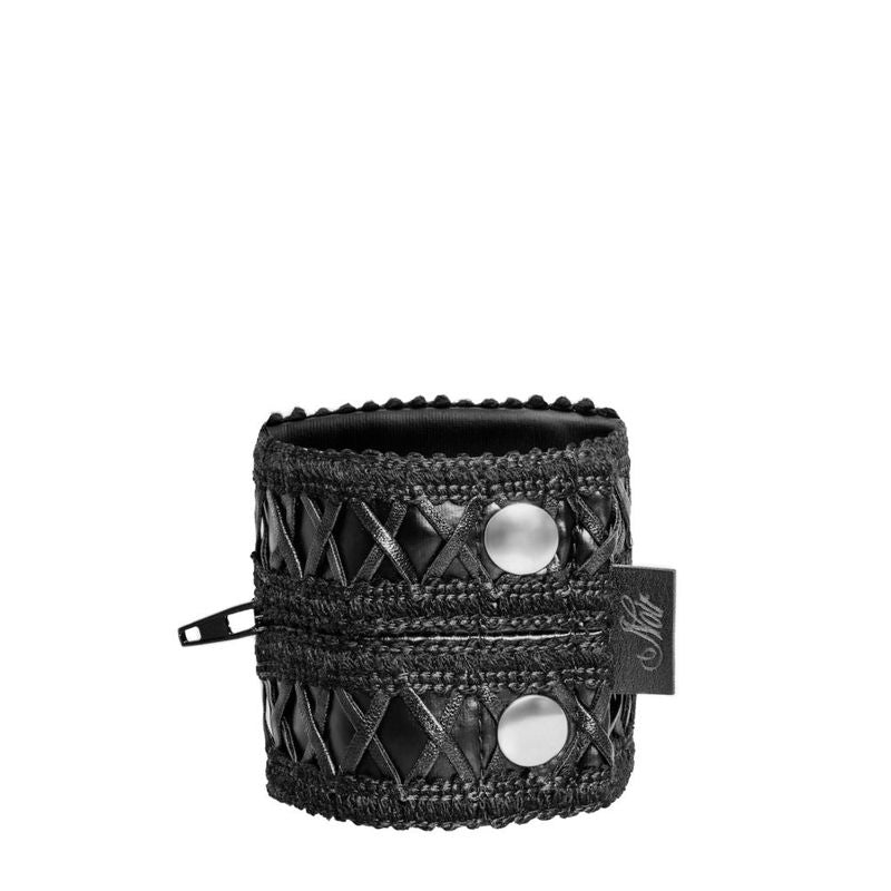 Wrist Wallet with Hidden Zipper in Premium Power Wetlook Material