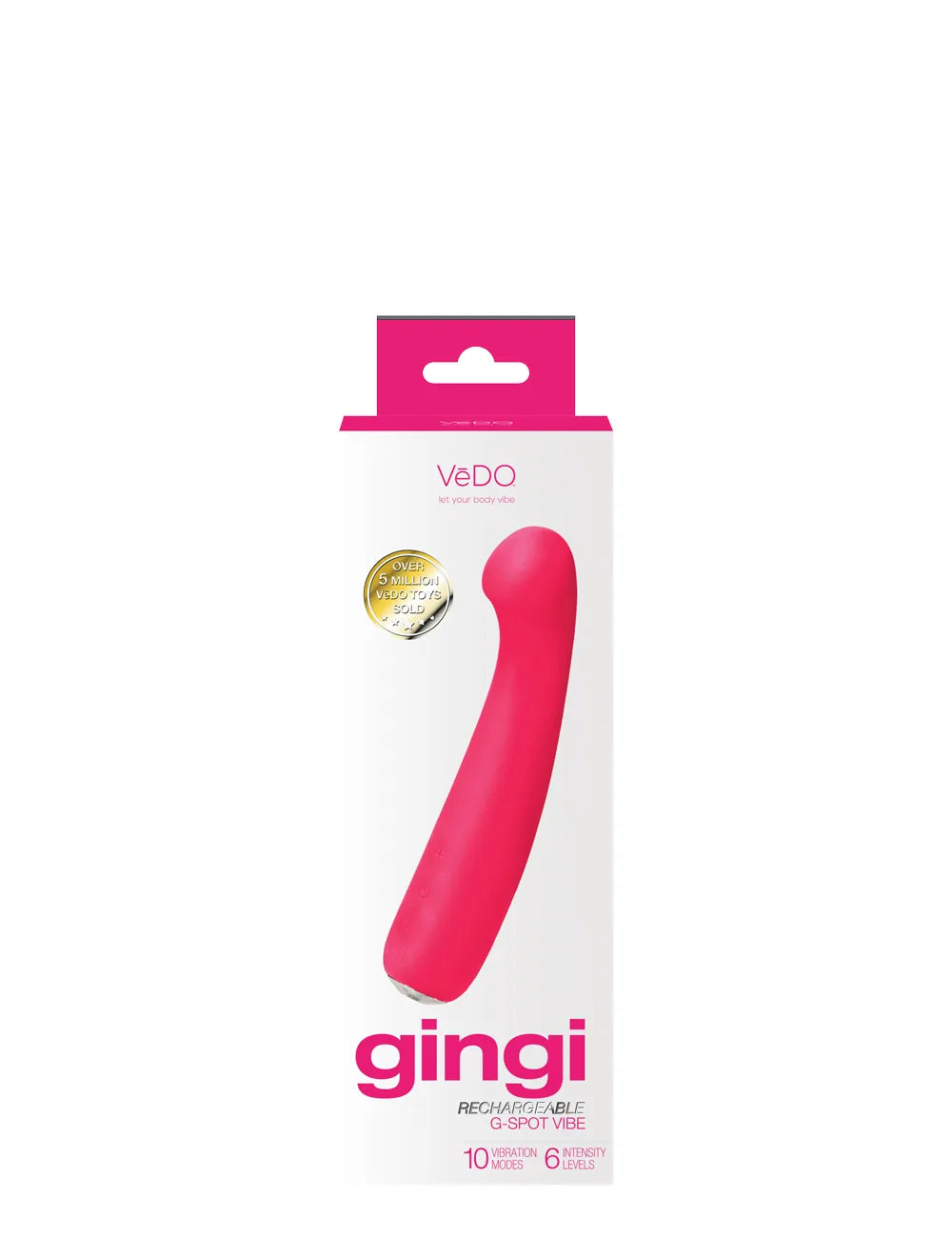 Gingi Rechargeable G Spot Vibrator – Silicone Flexible Shaft Vibrator
