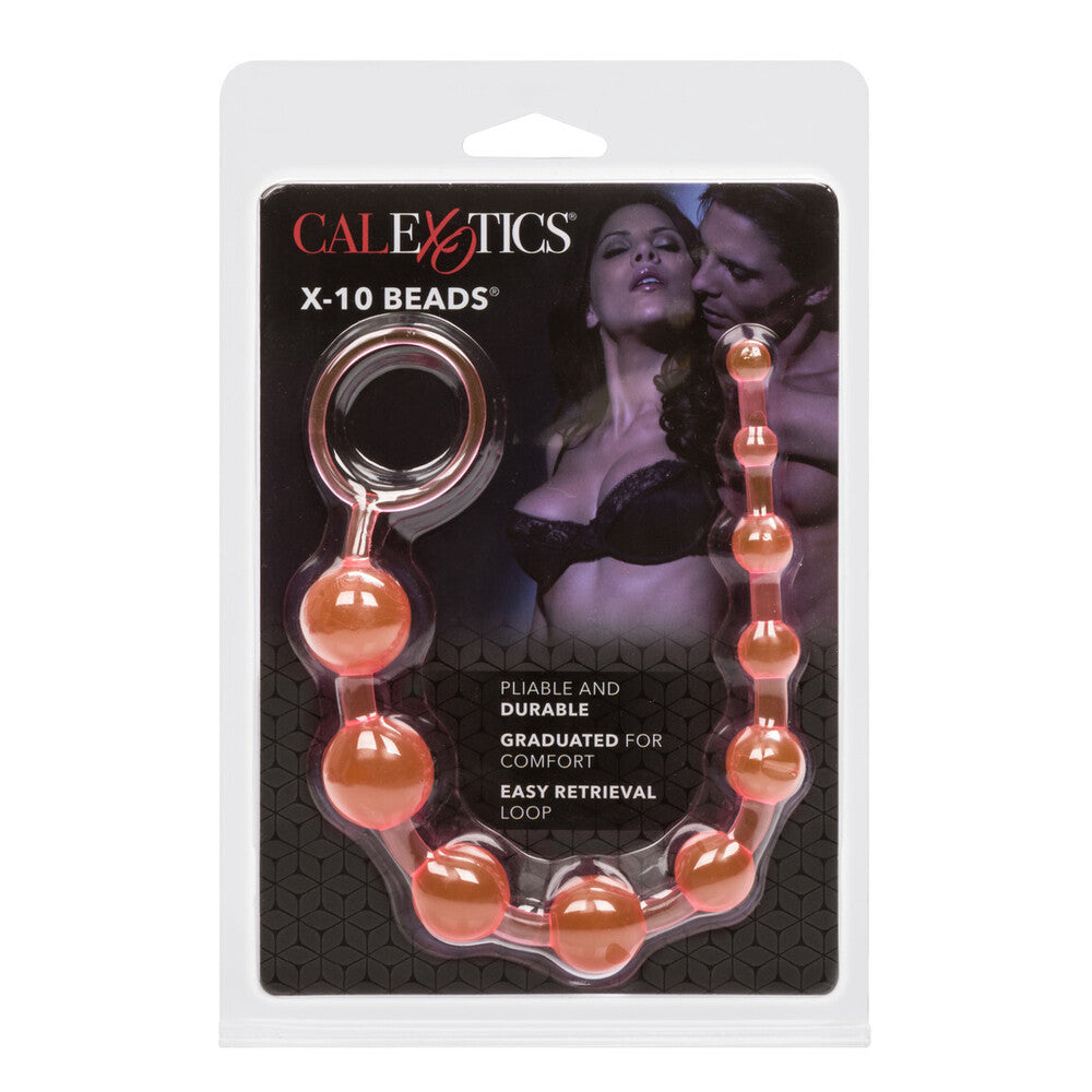 X10 Anal Beads Silicone Graduated 13 Inch