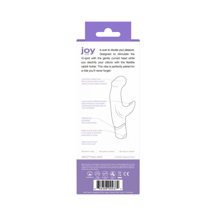 Joy Mini Vibrator Pink Wireless G-Spot and Clitoral Stimulator