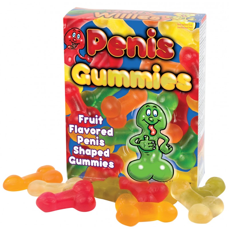 Penis Shaped Gummies – Assorted Flavors Edible Candy Gummies