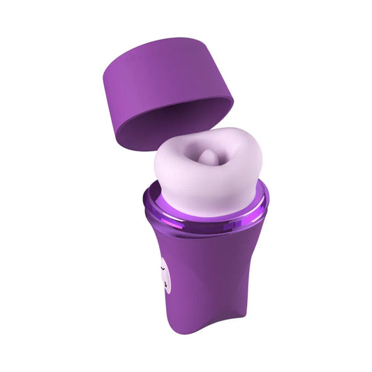 Fantasy for Her Lush Kiss – Silicone Suction and Vibration Lip Toy