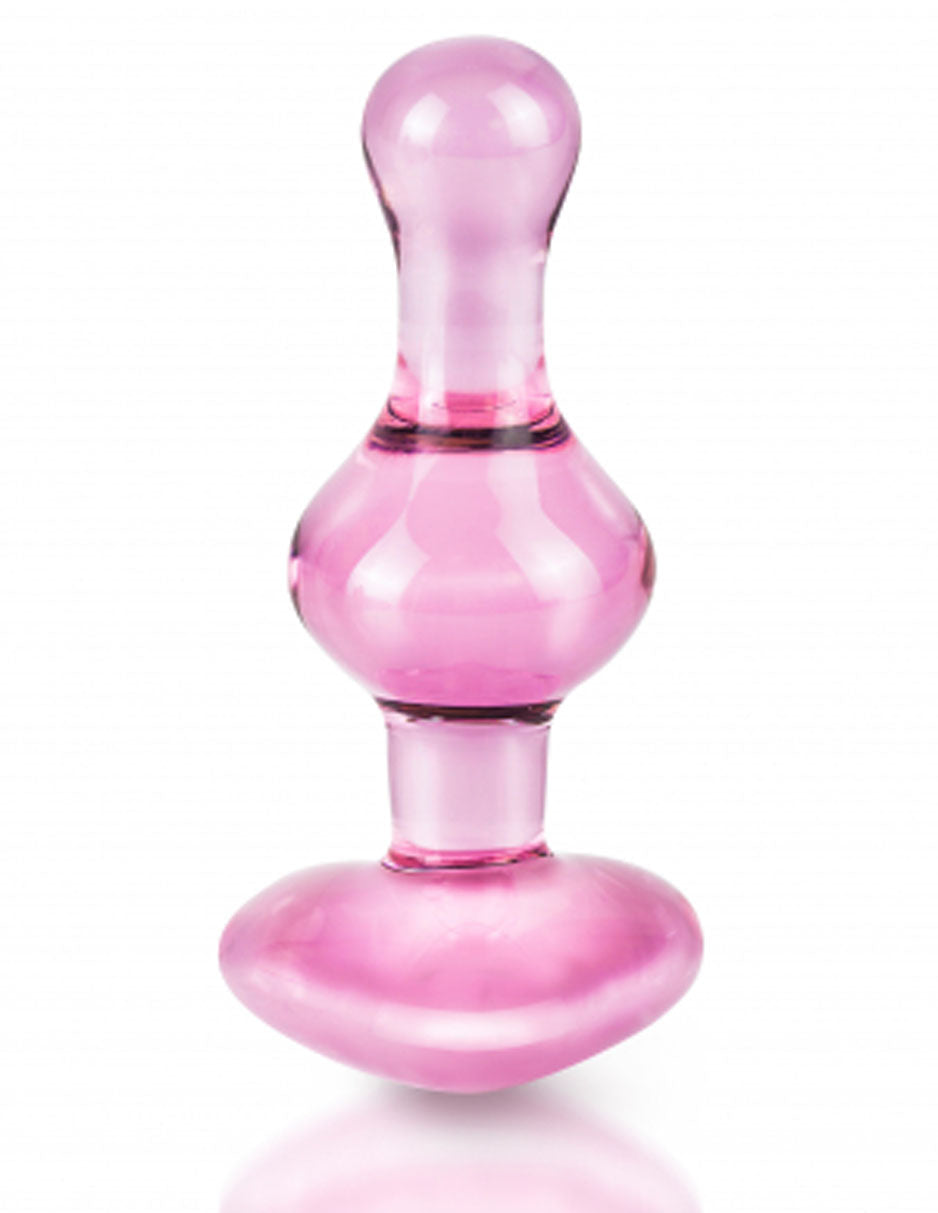 Icicles Pink Glass Massager Luxury Handcrafted Intimacy Toy