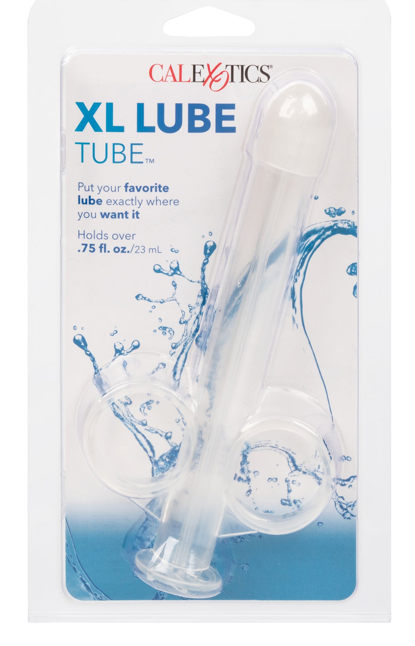 XL Lube Tube Clear Reusable Lubricant Dispensing Tube