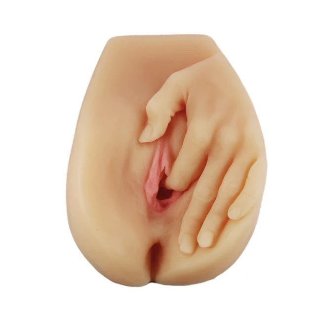 Enlust Selena (Beige) – Life-Sized Masturbator with Dual Openings and Vibrator