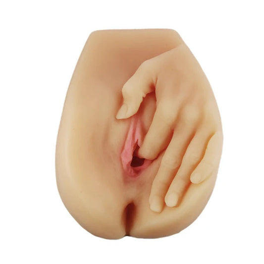 Enlust Selena (Beige) – Life-Sized Masturbator with Dual Openings and Vibrator