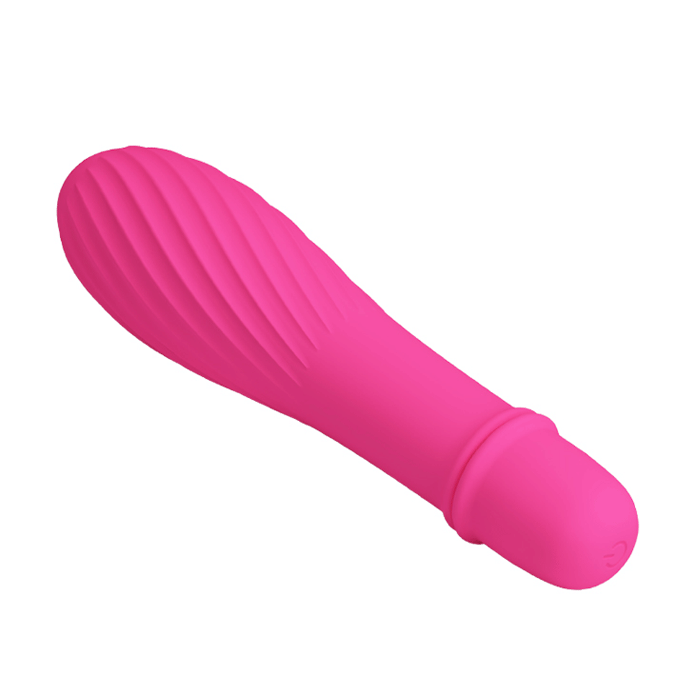Solomon Mini Vibrator – Silicone Small Vibrator with Swirl Tip