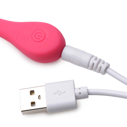 28x Plush Egg and Remote - Pink > Sex Toys For Ladies > Vibrating Eggs