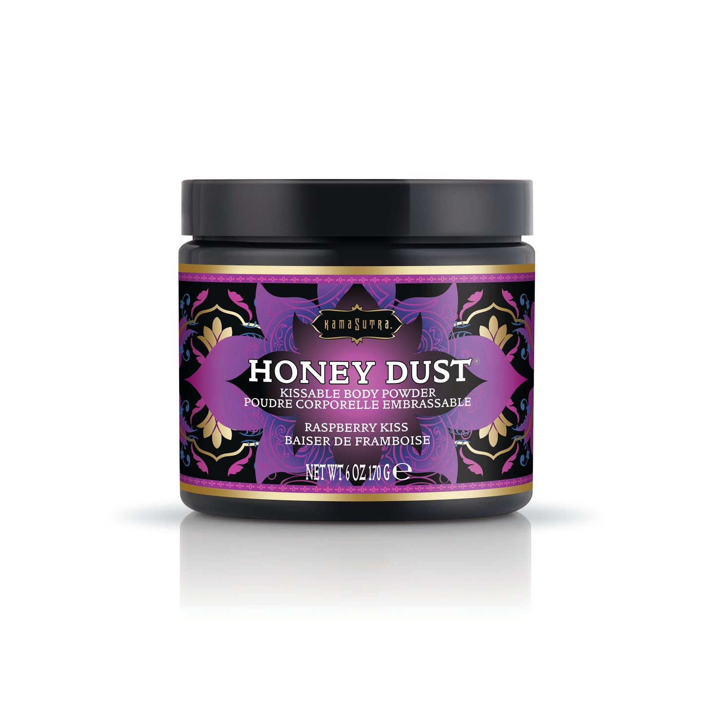 Honey Dust Raspberry Kiss – Silky-Soft Kissable Body Powder 6 Oz