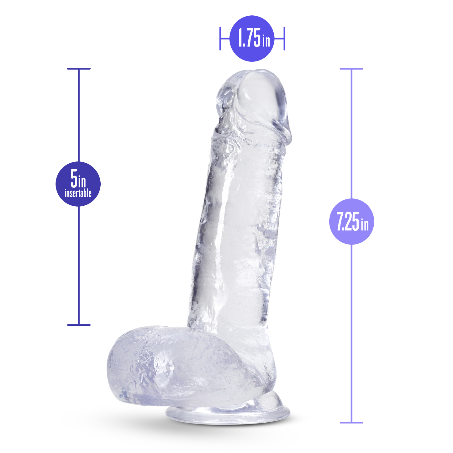 B Yours Plus Soft Realistic 5" Dildo