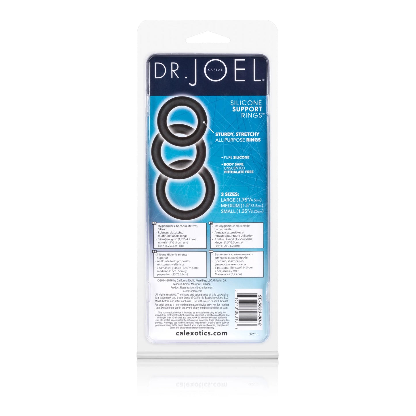 Dr. Joel Kaplan Silicone Support Rings – Hygienic Stretchy All-Purpose Rings