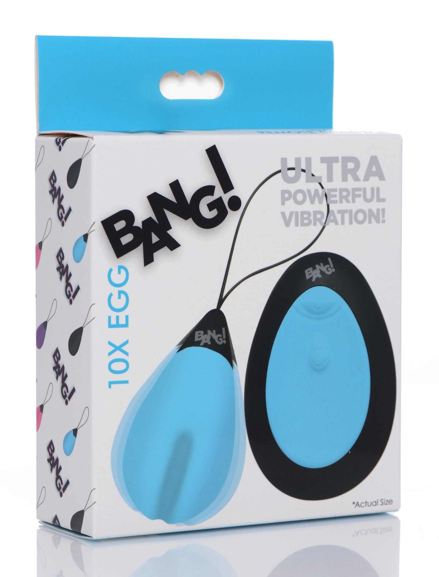 Bang 10x (Blue) – Remote-Controlled Silicone Vibrating Egg