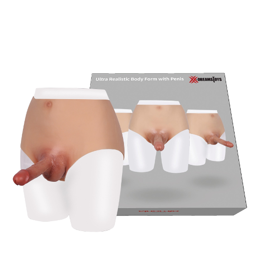 XX-DREAMSTOYS Ultra Realistic Penis Form Size S – Silicone Body Form with Stretchable Design