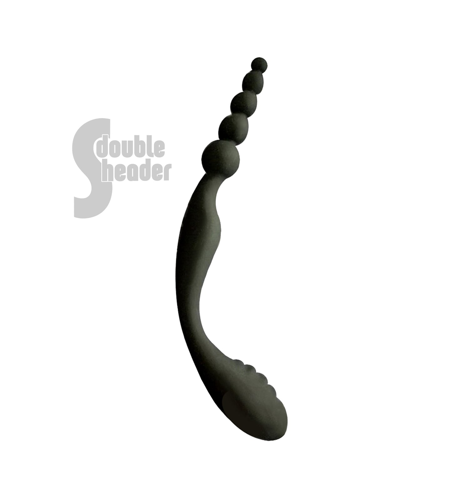 The 9's S-Double Header – Double Ended Silicone Anal Beads