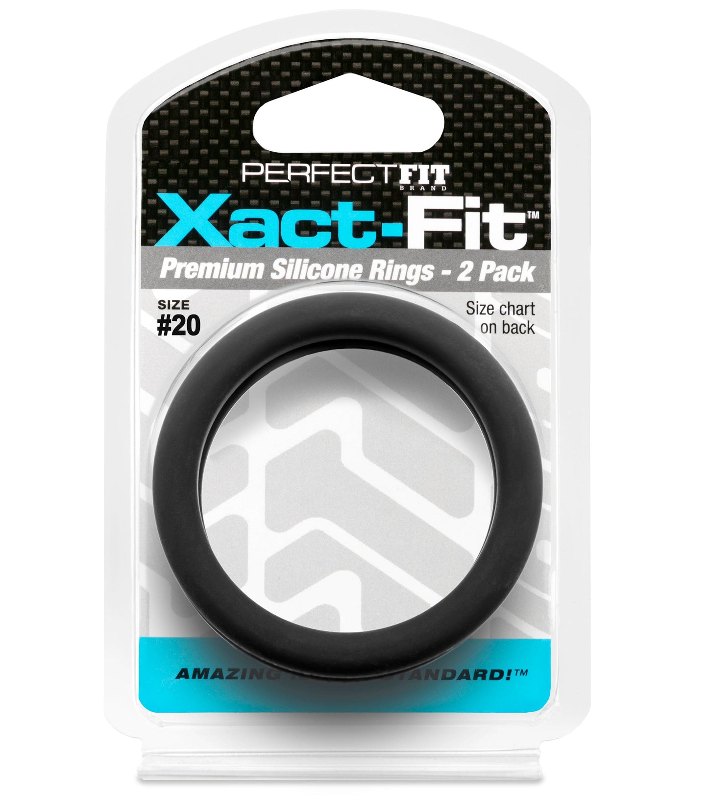 Xact Fit Cock Rings 2 Inch 2 Pack for Enhanced Comfort and Precision