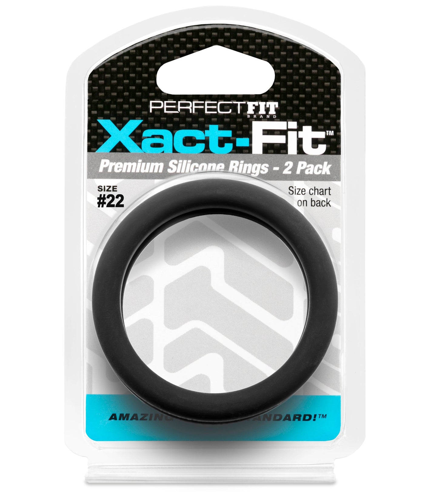 Xact Fit Number 22 2.2 Inch Cock Rings 2 Pack