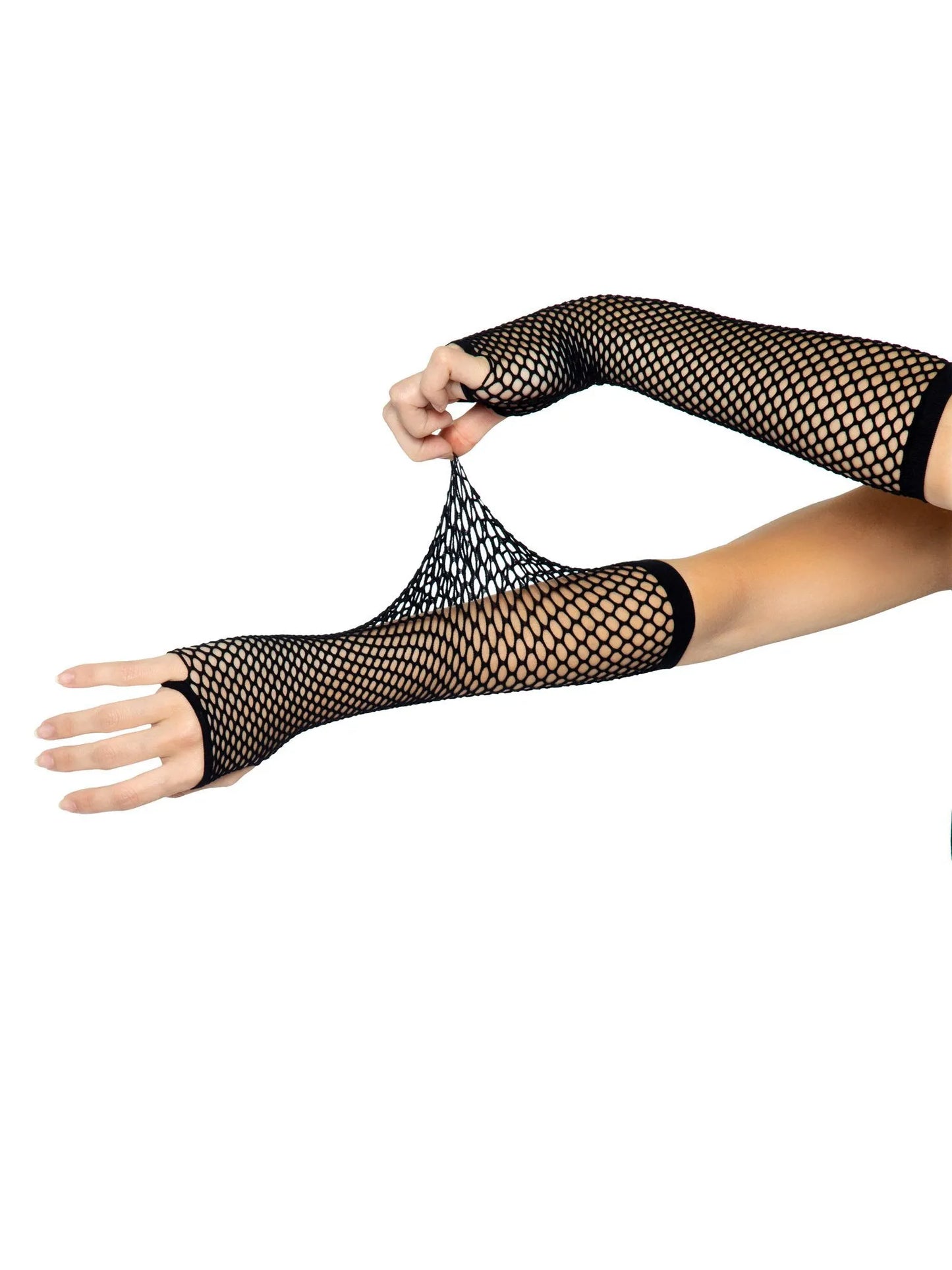 Leg Avenue Triangle Net Fingerless Gloves – Costume Accessory Gloves