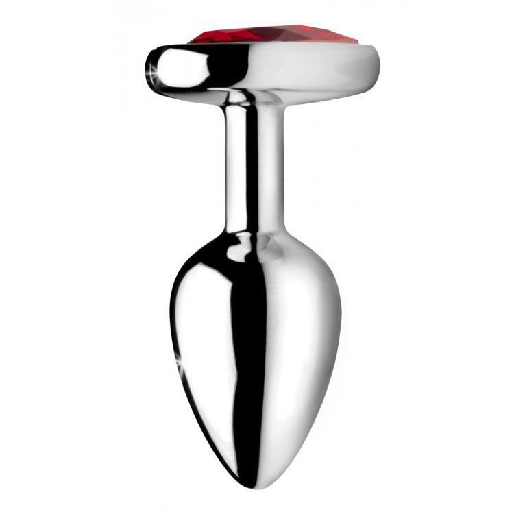 Booty Sparks 3.3" Red Heart Aluminum Anal Plug