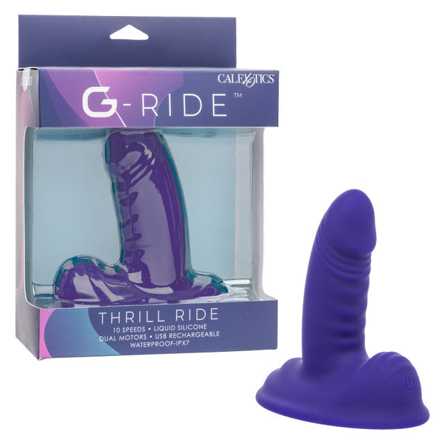 G-Ride Thrill Ride (Purple) – Triple-Point Stimulator Vibrator
