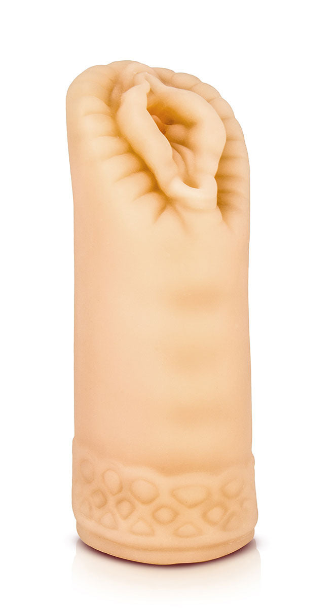 Sexy Snatch Natural Masturbator Sleeve with Pleasure Pearls