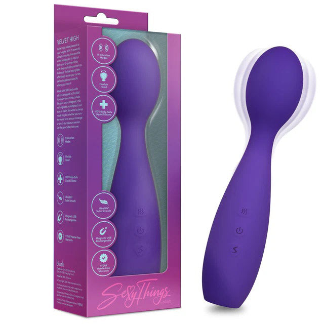Sexy Things Velvet High – Powerful Wand Vibrator with 15 Vibration Modes