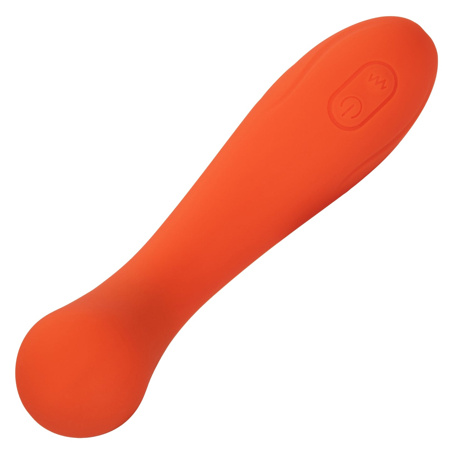 Stella Liquid Silicone G-Wand Vibrator in Orange with Flexible Neck and 12 Vibration Functions