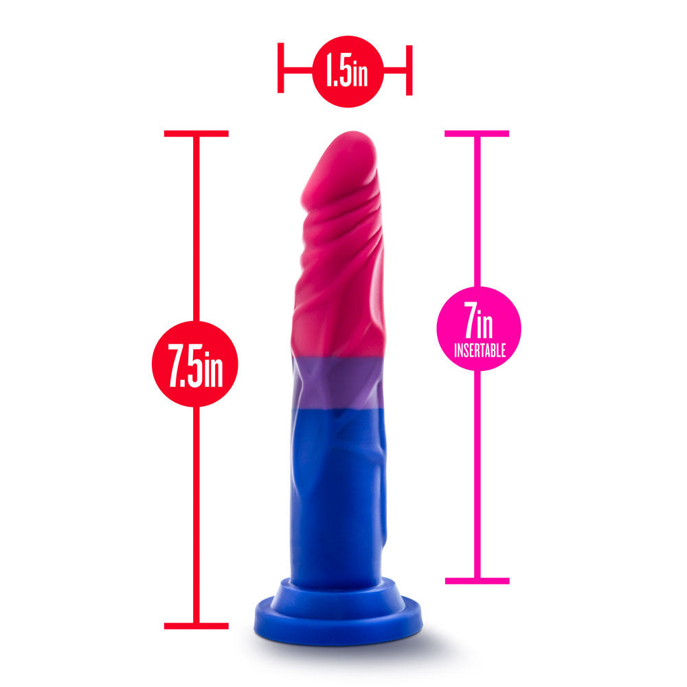 Avant Pride P8 Silicone Dildo with Suction Cup Base