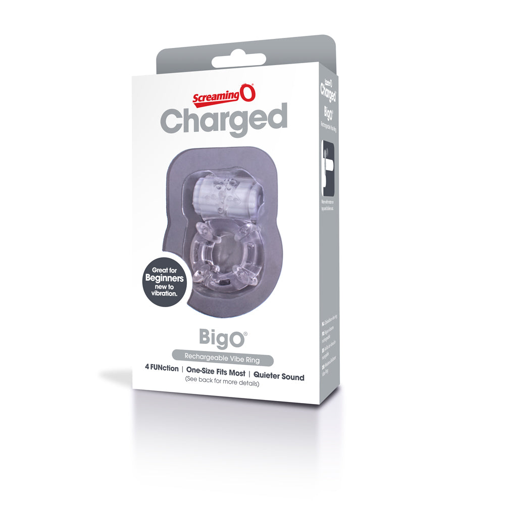 Screaming O Charged BigO – Rechargeable Vibrating Cock Ring