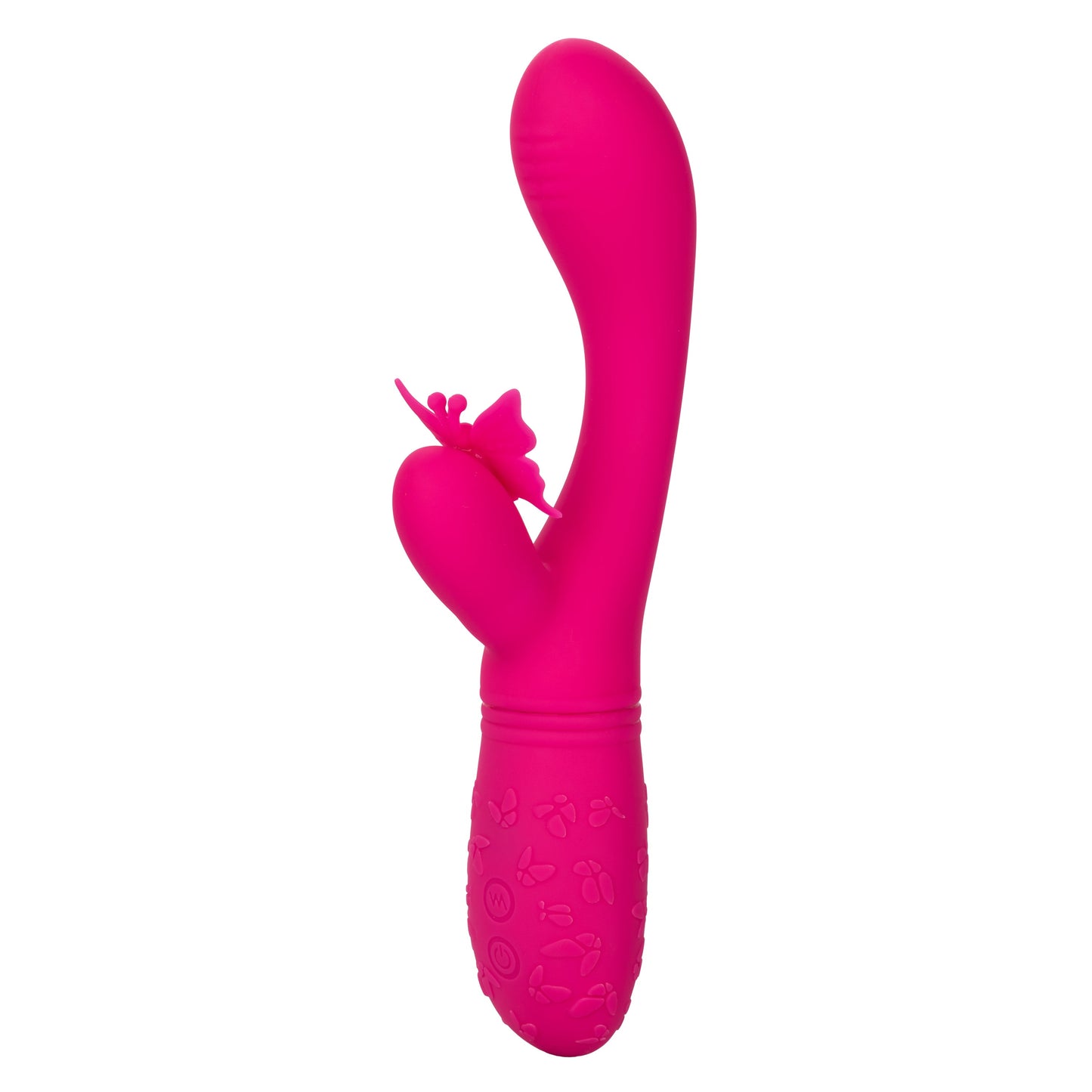 Butterfly Kiss Flutter Vibrator in Pink with 10 Vibration Functions and Dual Motors