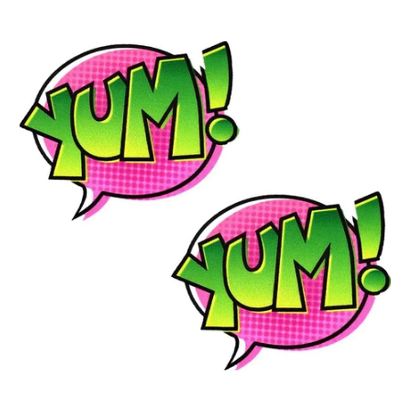 YUM Pasties 2.5x2.5 Inches for Raves and Parties