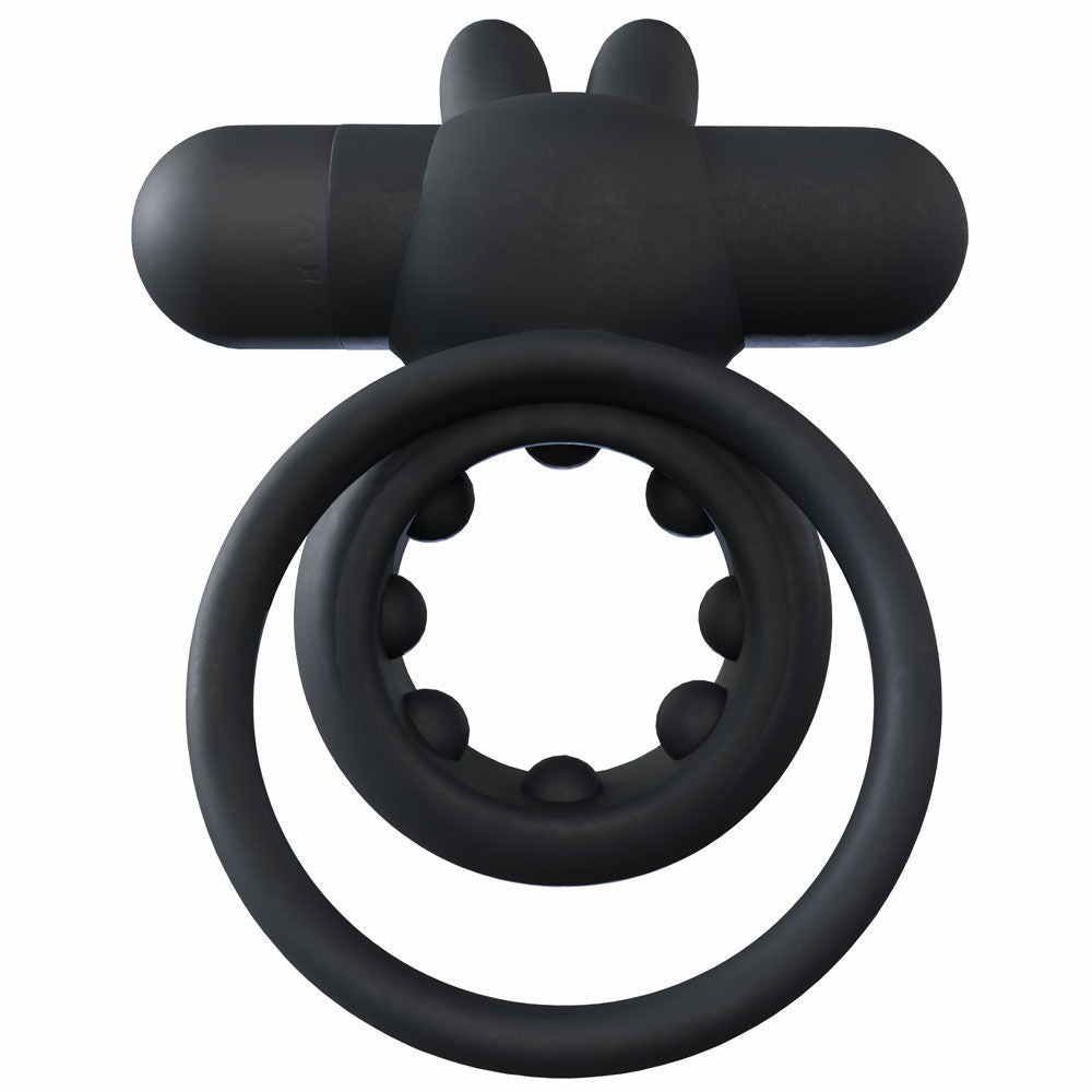 Ohare (Black | Blue | Green) – Rechargeable Silicone Rabbit Vibrating Cock Ring