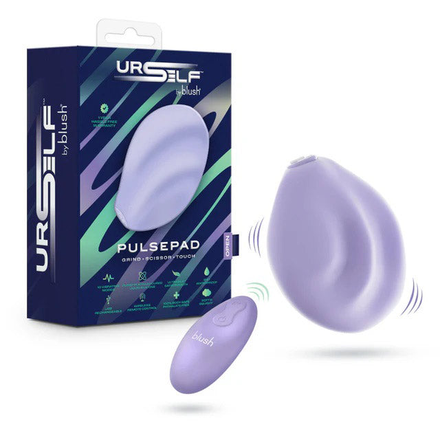 Urself PulsePad (Lavender) – Double-Sided Silicone Vibrator