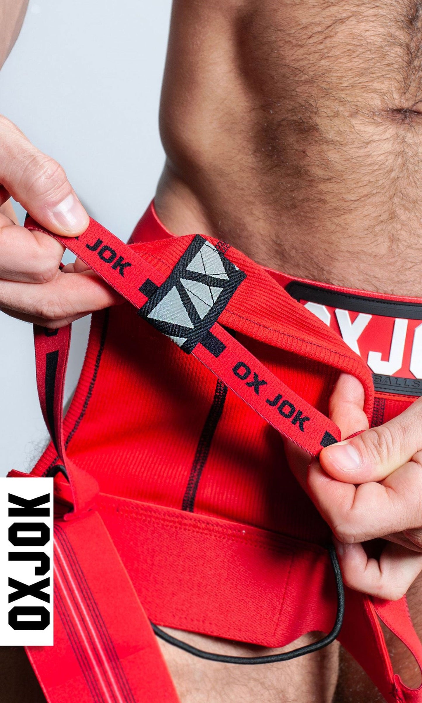 Oxballs Slingjock Upthrust Slider-Strap Jock (Black Iron) – Comfortable Men's Jockstrap
