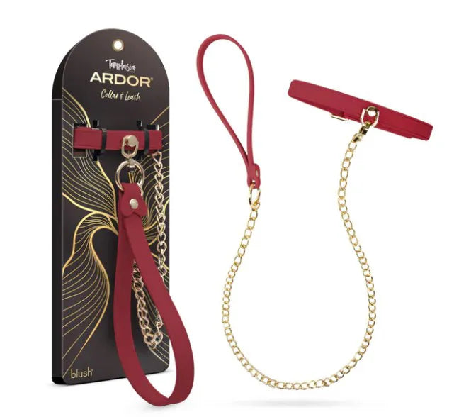 Temptasia Ardor – Adjustable Silicone Collar and Leash Set