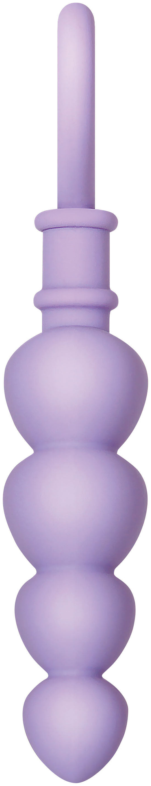 Sweet Treat Heart-Shaped Silicone Beads – 6.15" Flexible Graduated Butt Plug