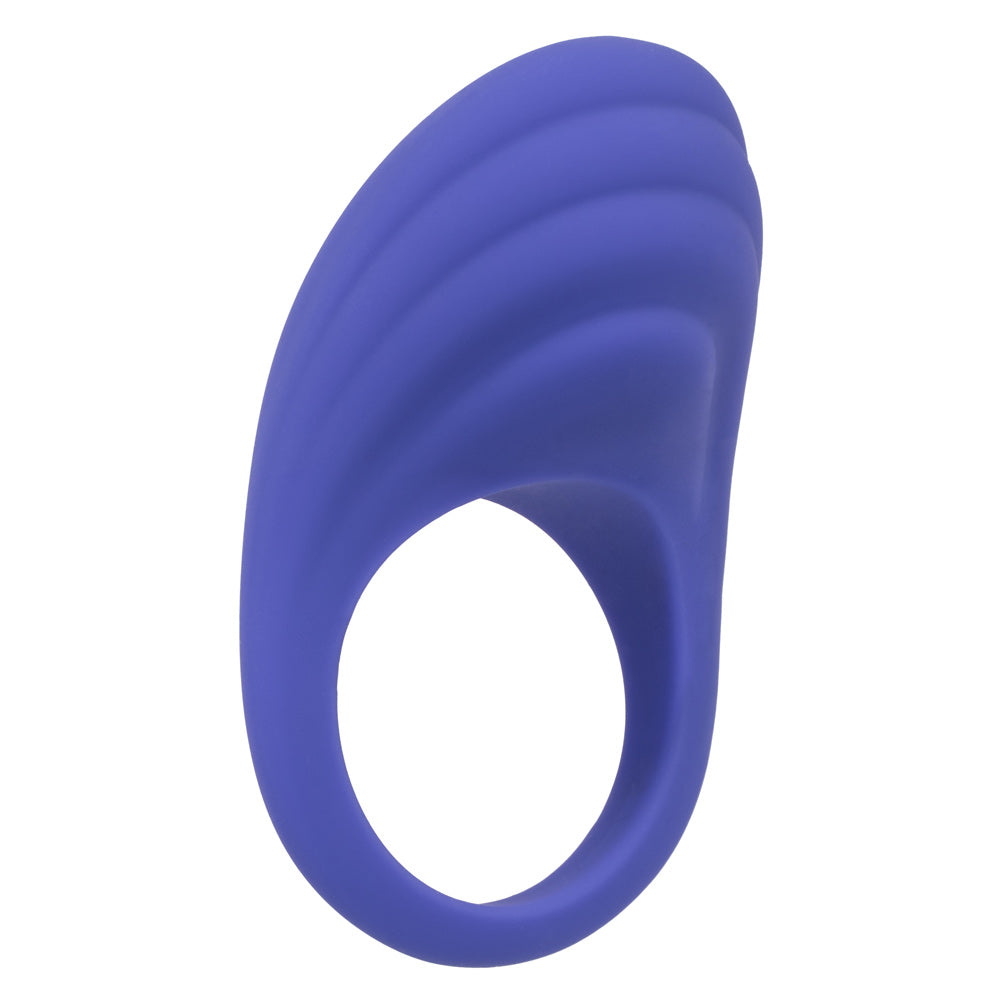 CalExotics Connect Couples Ring Blue Silicone App Controlled Waterproof Size Medium