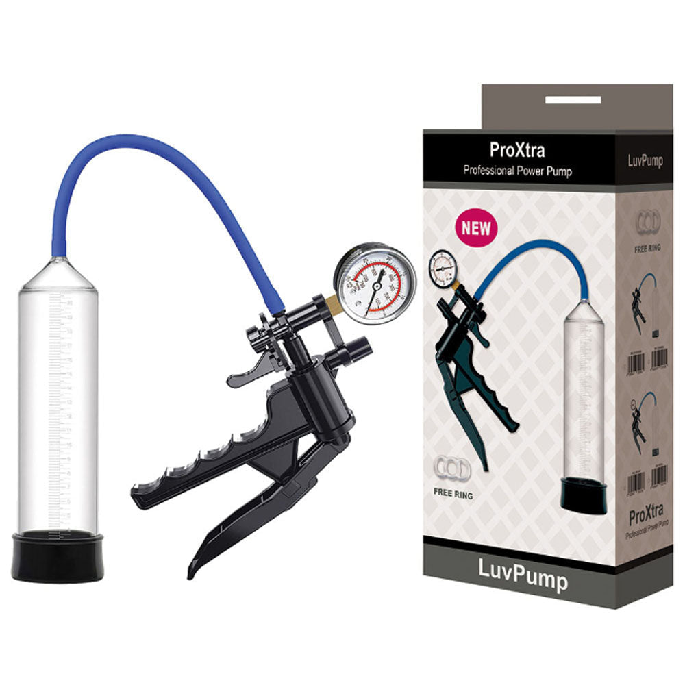 LuvPump ProXtra 20cm Professional Gauge Power Pump for Enhancement